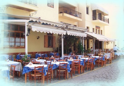 Eating out in Crete!