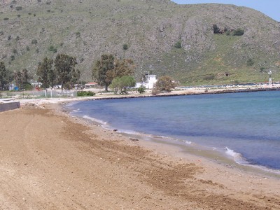 One of the beaches at Georgioupoli