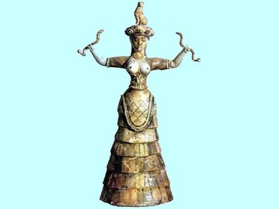 Mythology: The Cretan Snake Goddess