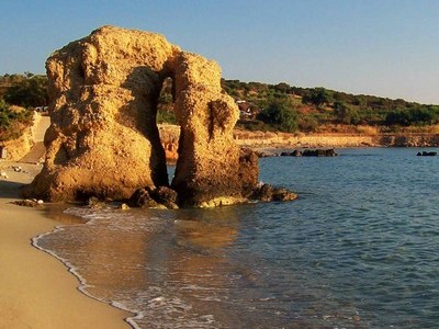 Secluded beach