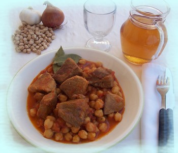 cretan diet recipe meat chickpeas