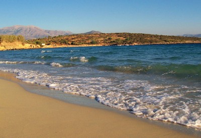Golden sunny beach