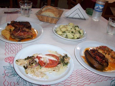 Tasty Food: various dishes from Crete