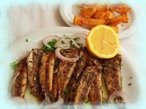 Grilled Sardines on the Cretan Diet