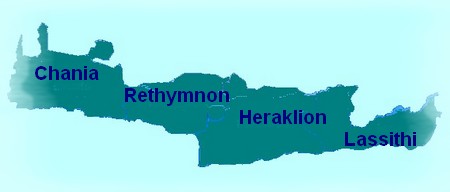 Prefectures of Crete